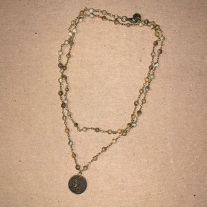 Raw and Rebellious double wrap necklace!